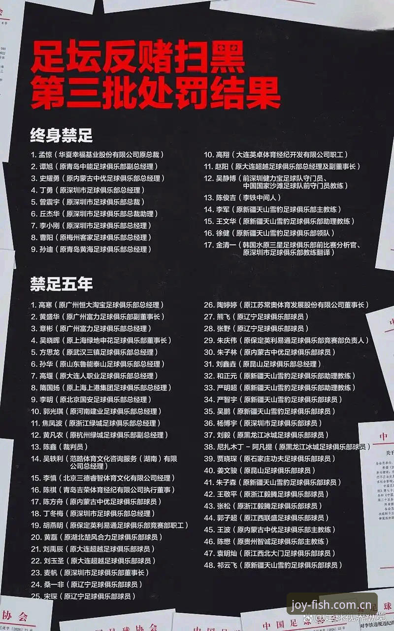 乐鱼体育官方下载 如何理解足协第三批禁足名单背后的行业乱象?
